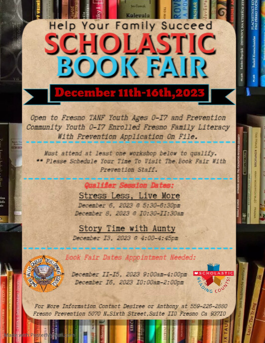 Scholastic Book Fair PosterMyWall
