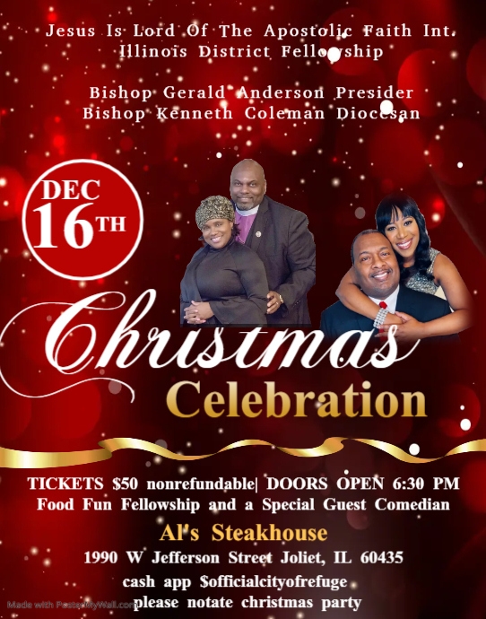 Christmas Gala Flyer Template PosterMyWall