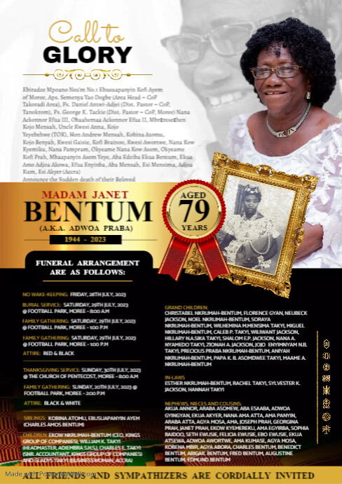 Funeral Poster Templates