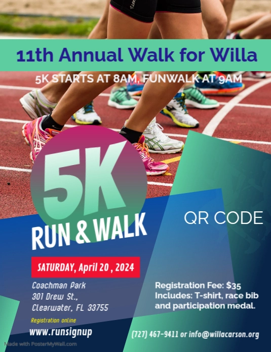 Copy of 5K Run & Walk Event Flyer | PosterMyWall