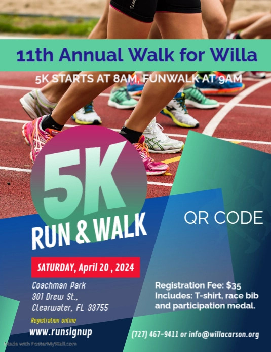 5K Run & Walk Event Flyer | PosterMyWall