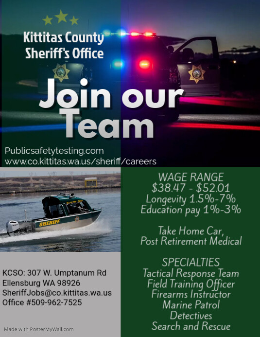 Police Recruitment Flyer | PosterMyWall