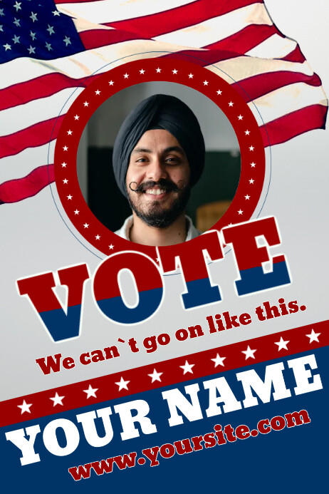 Election Campaign Poster Template | PosterMyWall