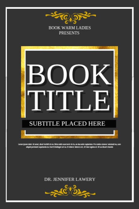 Book Cover Template | PosterMyWall