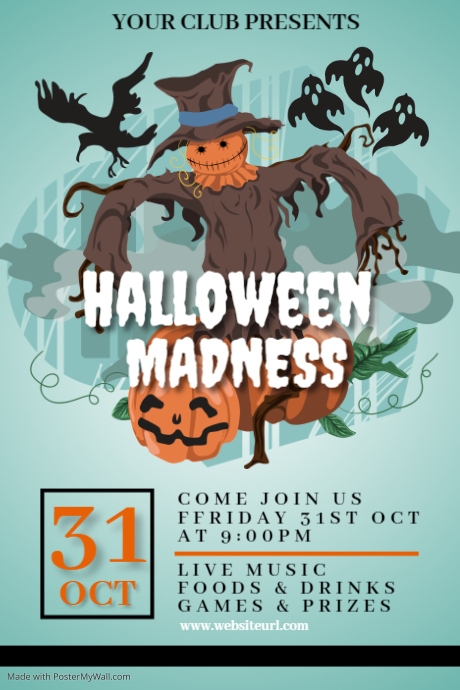Copy of Halloween party,Halloween costume contest | PosterMyWall