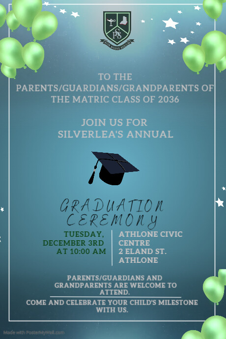 Copy of Grade R graduation FINAL 1 | PosterMyWall