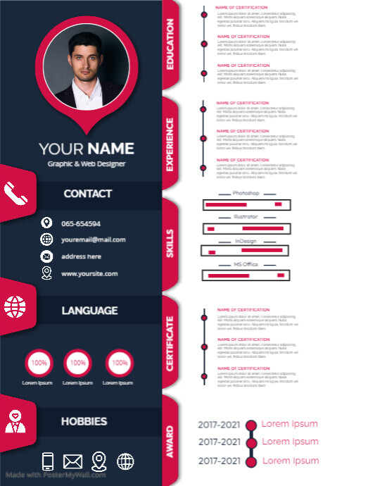 Red Resume Templates
