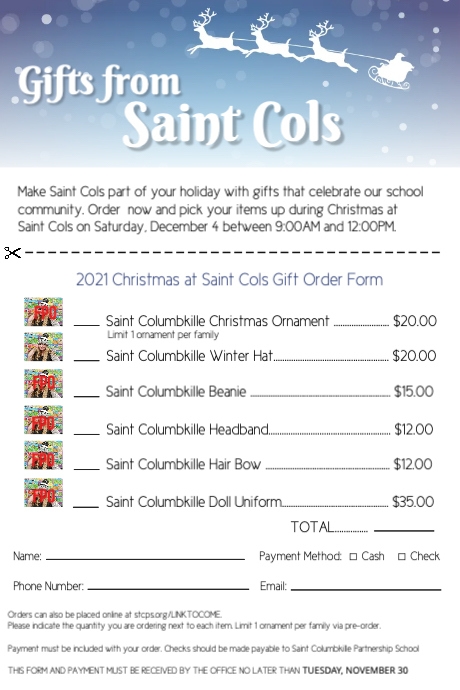 Example Gift Order Form Gift order form_sleigh_draft | PosterMyWall