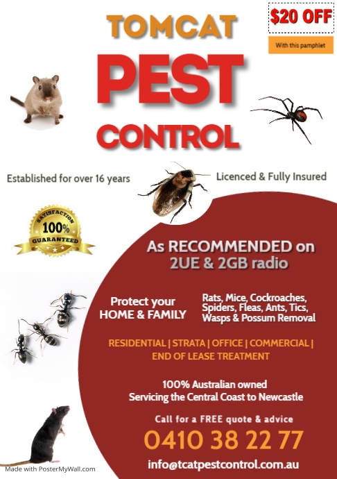 Copy of Copy of Copy of Pest Control Flyer | PosterMyWall