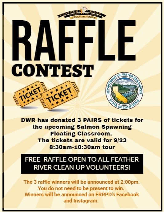 Feather River Clean Up Raffle | PosterMyWall