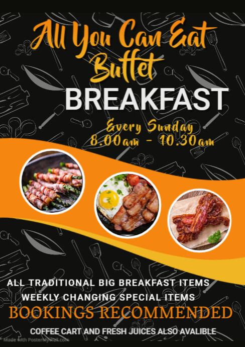 Breakfast A4 | PosterMyWall