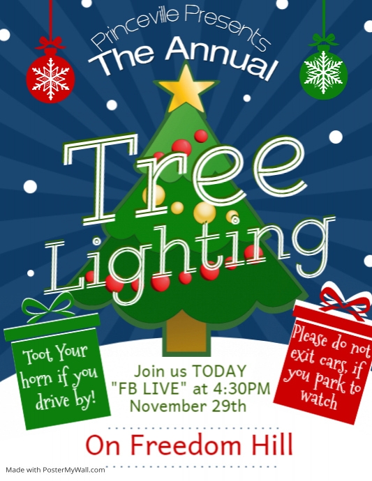 Copy of Copy of Tree Lighting | PosterMyWall