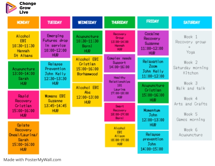 Company Timetable | PosterMyWall