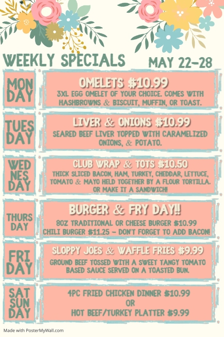 Copy of May Upcoming Events Calendar | PosterMyWall