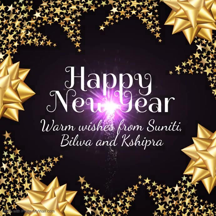 Happy New Year wishes สี่เหลี่ยมจัตุรัส (1:1) template