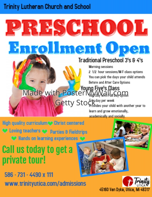 Copy of Preschool open house | PosterMyWall