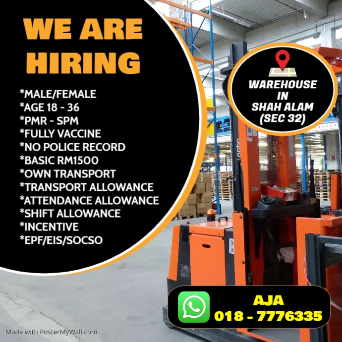 Forklift Drivers Wanted Poster PosterMyWall