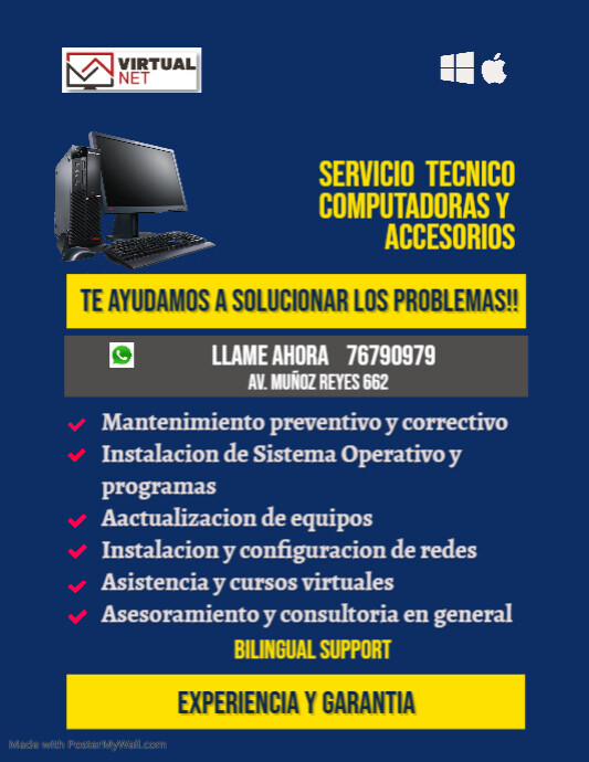 Copy of Copy of Computer Repair & Services Flyer Template | PosterMyWall