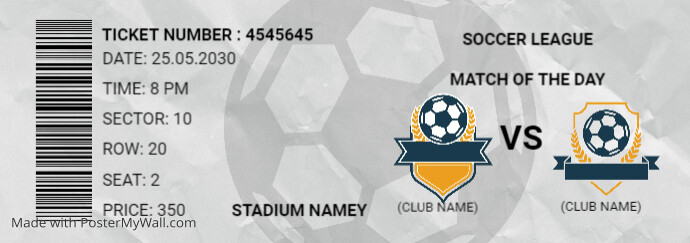 Music Concert ticket