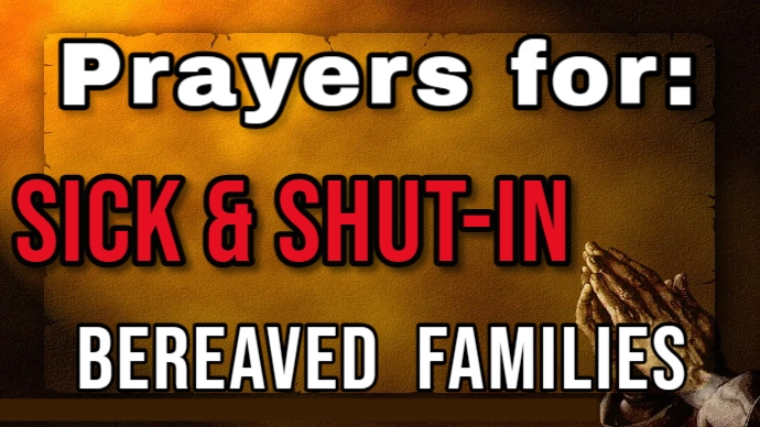GBC Prayer Sick Shut in 08 06 2023 | PosterMyWall