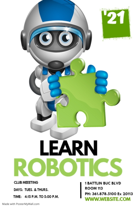 Copy of Learn Robotics Poster | PosterMyWall
