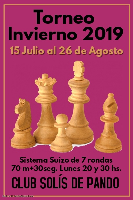 Copia de Chess Tournament Poster