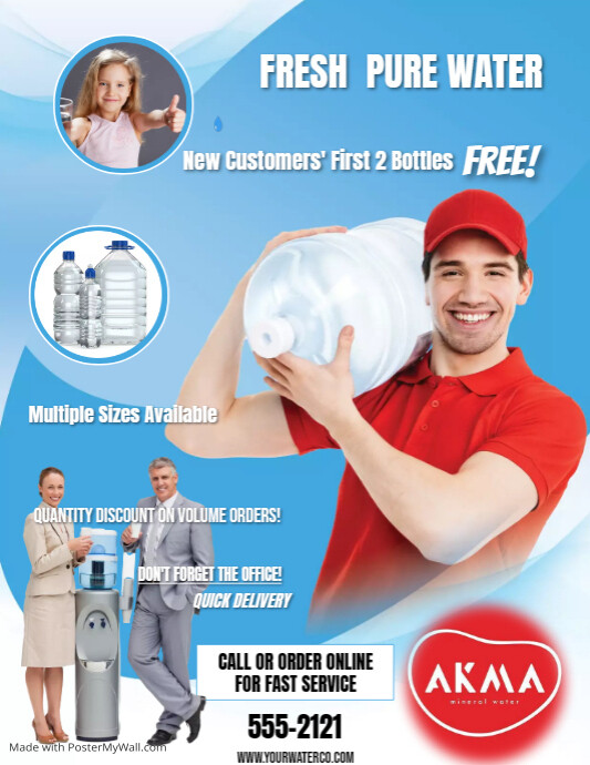 BOTTLED WATER COMPANY FLYER PosterMyWall
