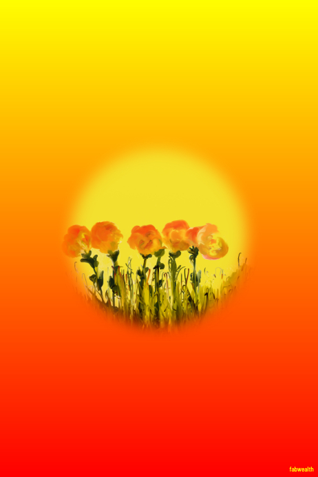 Wild Flowers customizable poster @postermywall 海报 template