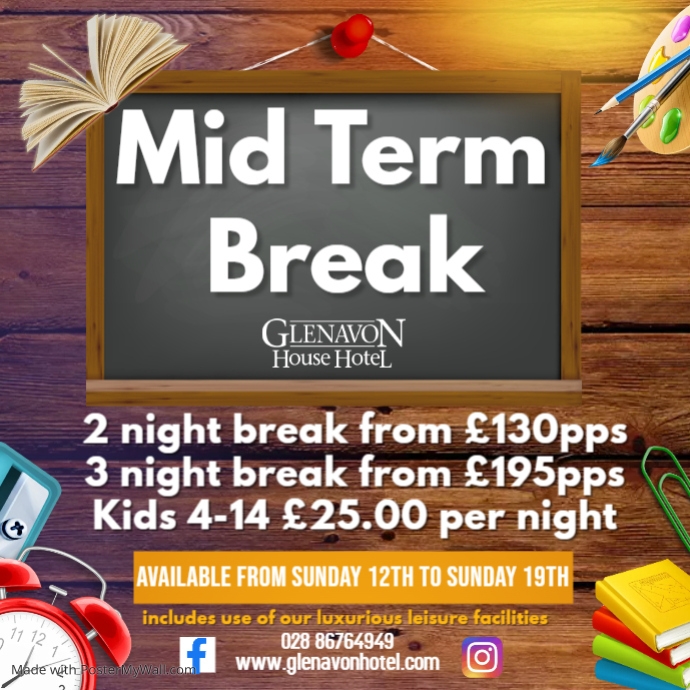 Mid term break offer | PosterMyWall