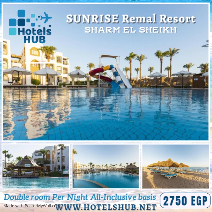 Copy of hotel and resort generic advertising dark and | PosterMyWall