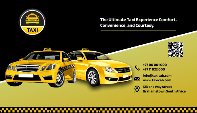 CAB BUSINESS CARD Template | PosterMyWall