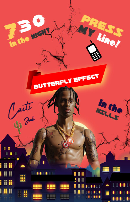 Cactus Jack Halfbladsy Breed template
