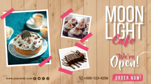 Café Promo Twitter Post Template