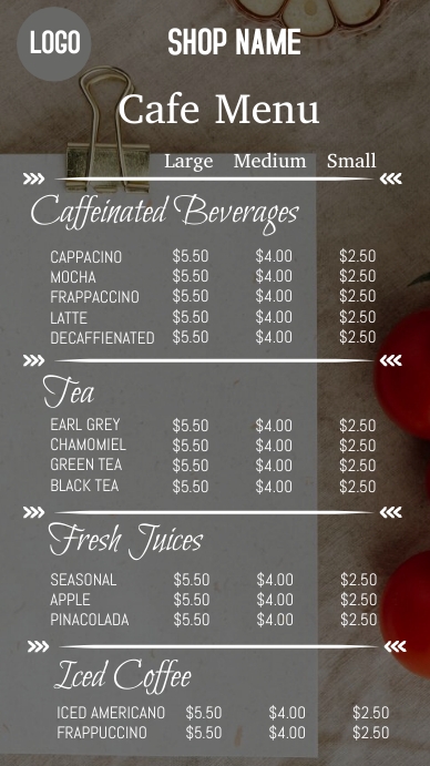 Copy of cafe / cafeteria flyer template | PosterMyWall