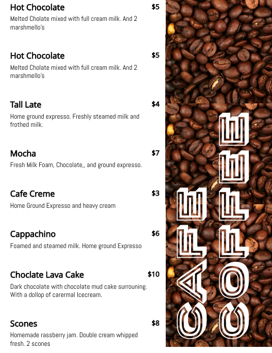 Cafe Coffee Template | PosterMyWall