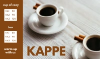 Cafe Tag template