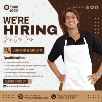 Cafe Hiring Pos Instagram template