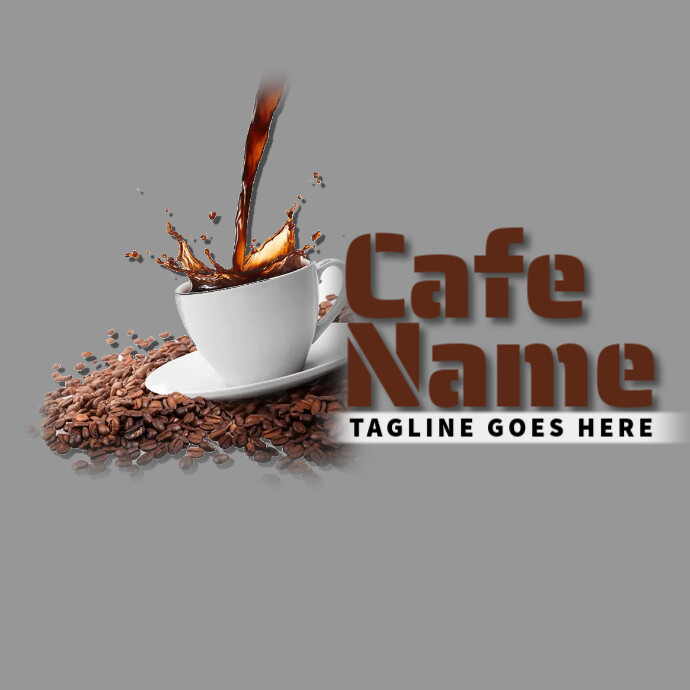 cafe logo, coffee cafe, logo, coffee cafe log Logotyp template