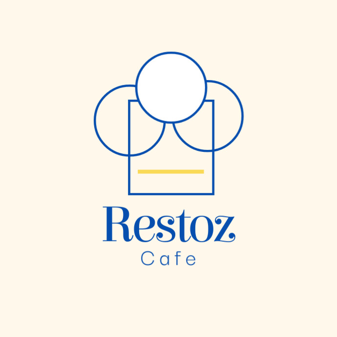 Cafe Logo Design Abstract template