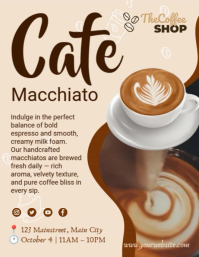 Cafe Macchiato Flyer Ads template