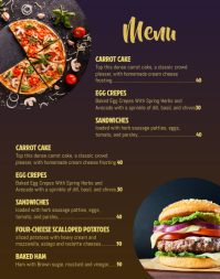 330 Cafe Menu Customizable Design Templates Postermywall