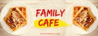 Cafe Offer with Hot Delicious Waffles Faceboo template