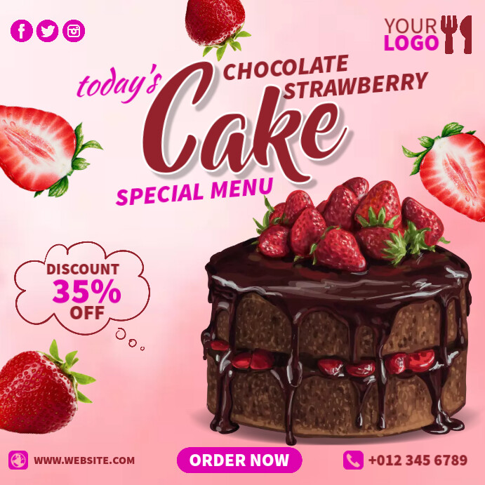 Copy of Cake Ads | PosterMyWall