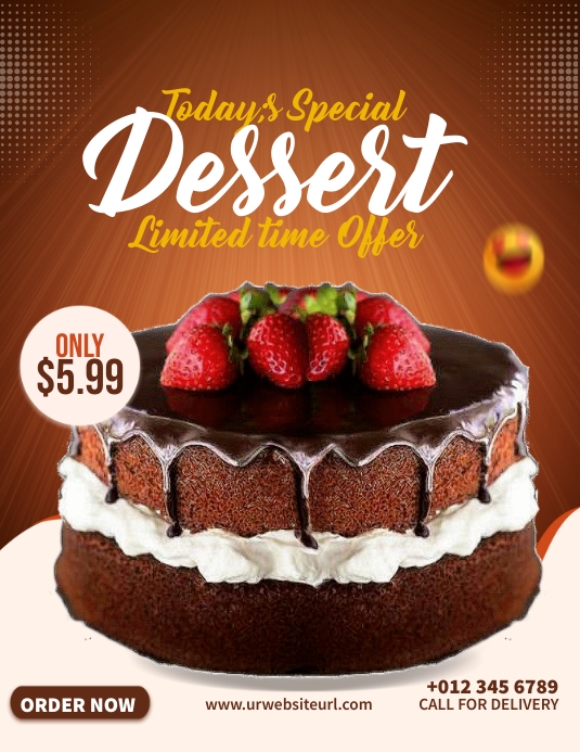 Cake Ads Template | PosterMyWall