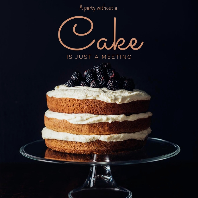 cake advert template | PosterMyWall