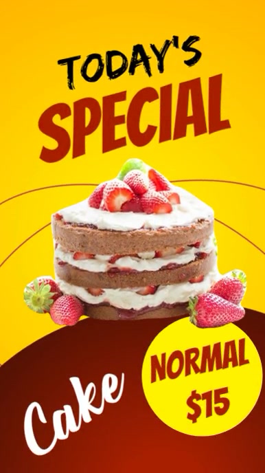 Copy of cake bakery and pastryy digital display ad | PosterMyWall