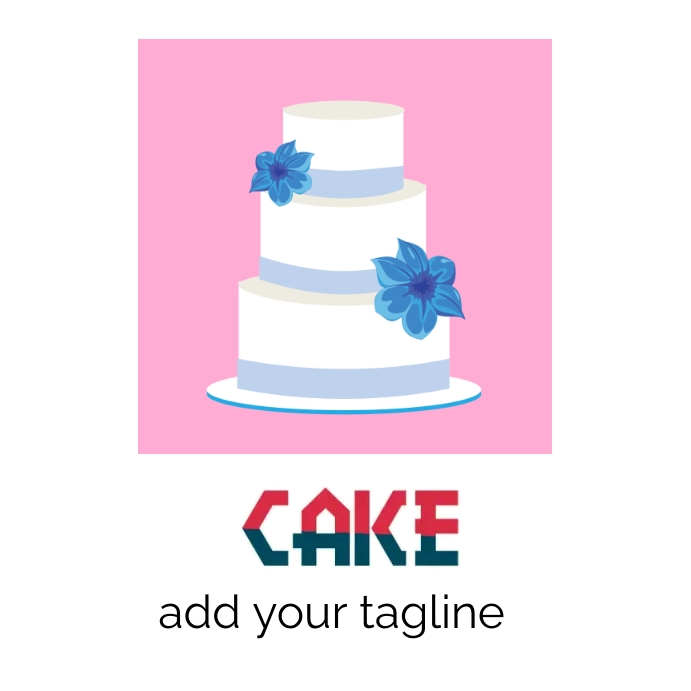 cake Instagram-Beitrag template