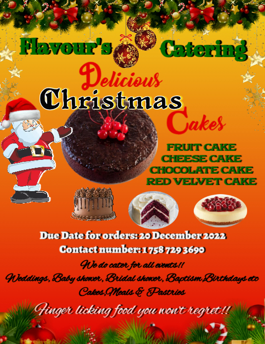 Cake Flyer Examples Cake flyer Template | PosterMyWall