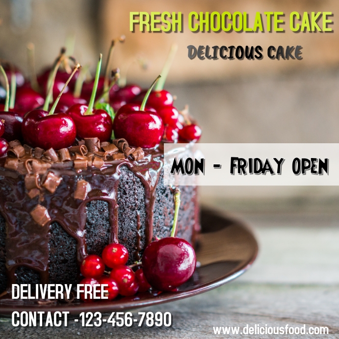 Cake Flyer Examples Cake flyer Template | PosterMyWall