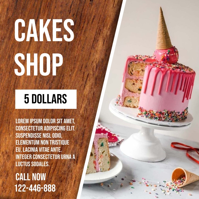 Cake Flyer Examples Plantilla de Volantes de Pastel | PosterMyWall